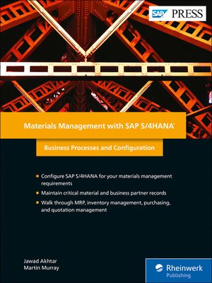 Materials Management with SAP S/4HANA by Jawad Akhtar · OverDrive 